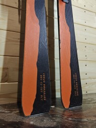 LYŽE STEINBOCK KLOSTERS ORANGE LIMITED EDITION --SWISS MADE-- 176CM 